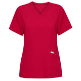 Zdravotnická halenka EMILY scrubs - RED CHERRY