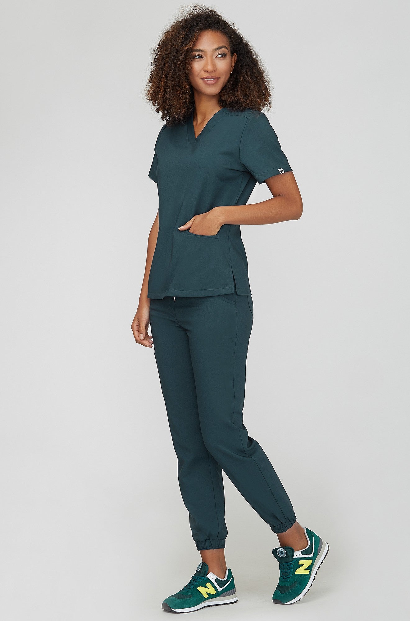 Zdravotnické jogger kalhoty - FOREST GREEN