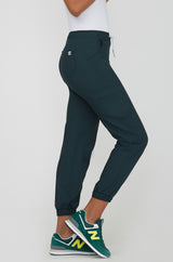 Zdravotnické jogger kalhoty - FOREST GREEN