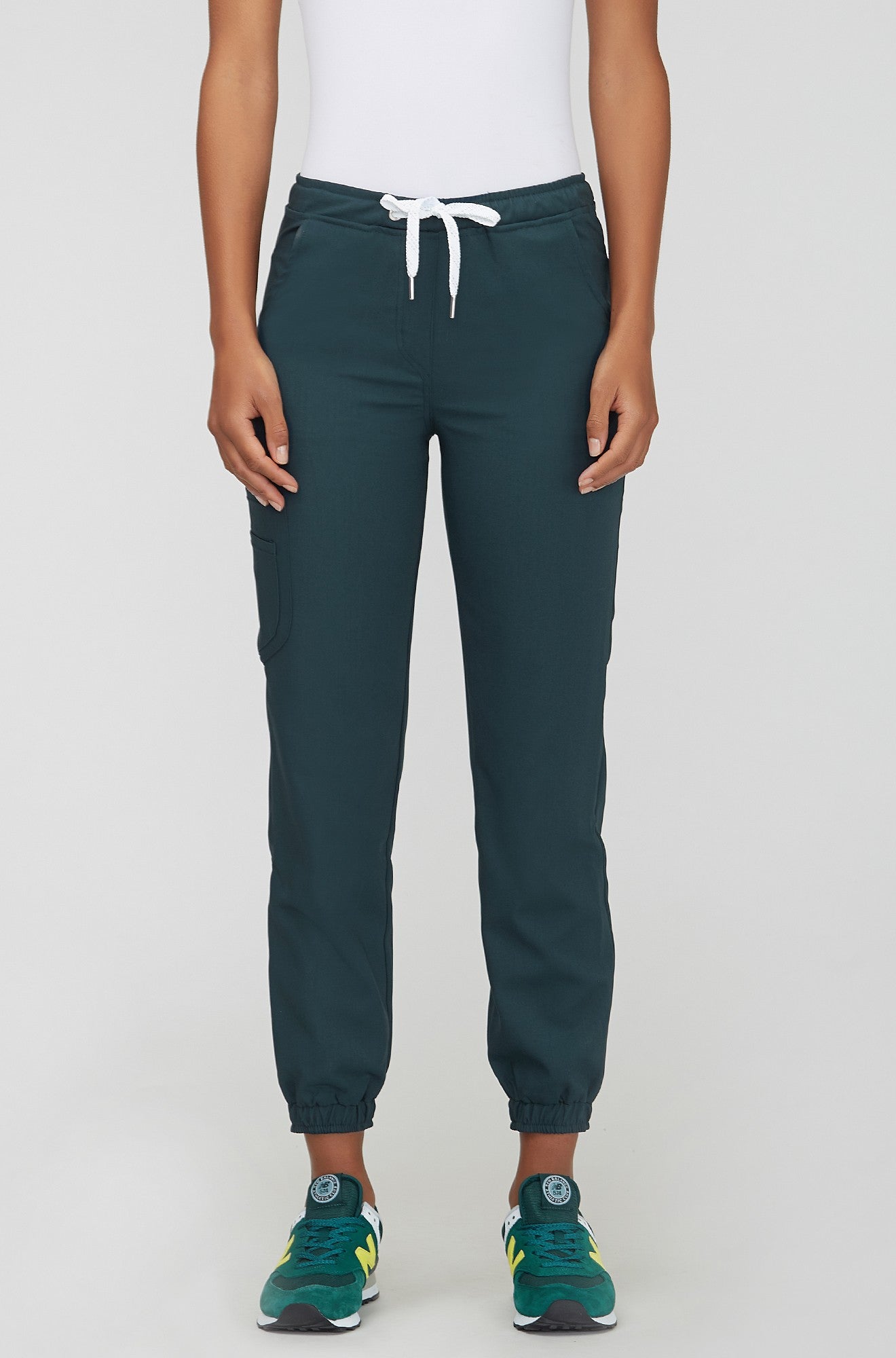 Zdravotnické jogger kalhoty - FOREST GREEN