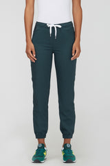 Zdravotnické jogger kalhoty - FOREST GREEN