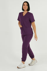Bluza medyczna EMILY scrubs - ROYAL PLUM