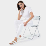 Zdravotnická halenka AMELIA s vázáním - WHITE