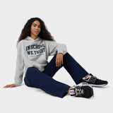 Damska bluza z kapturem grey/navy Vena Uniformy