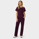 Zdravotnická halenka EMILY scrubs - BURGUNDY