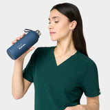 EMILY scrubs medical blouse - MOSS GREEN
