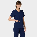Női orvosi felső EMILY (scrubs) - NAVY