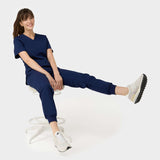 Női orvosi felső EMILY (scrubs) - NAVY