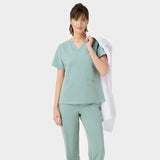 Női orvosi felső EMILY (scrubs) - SAGE GREEN