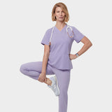 Női orvosi felső EMILY (scrubs) - SOFT LILAC