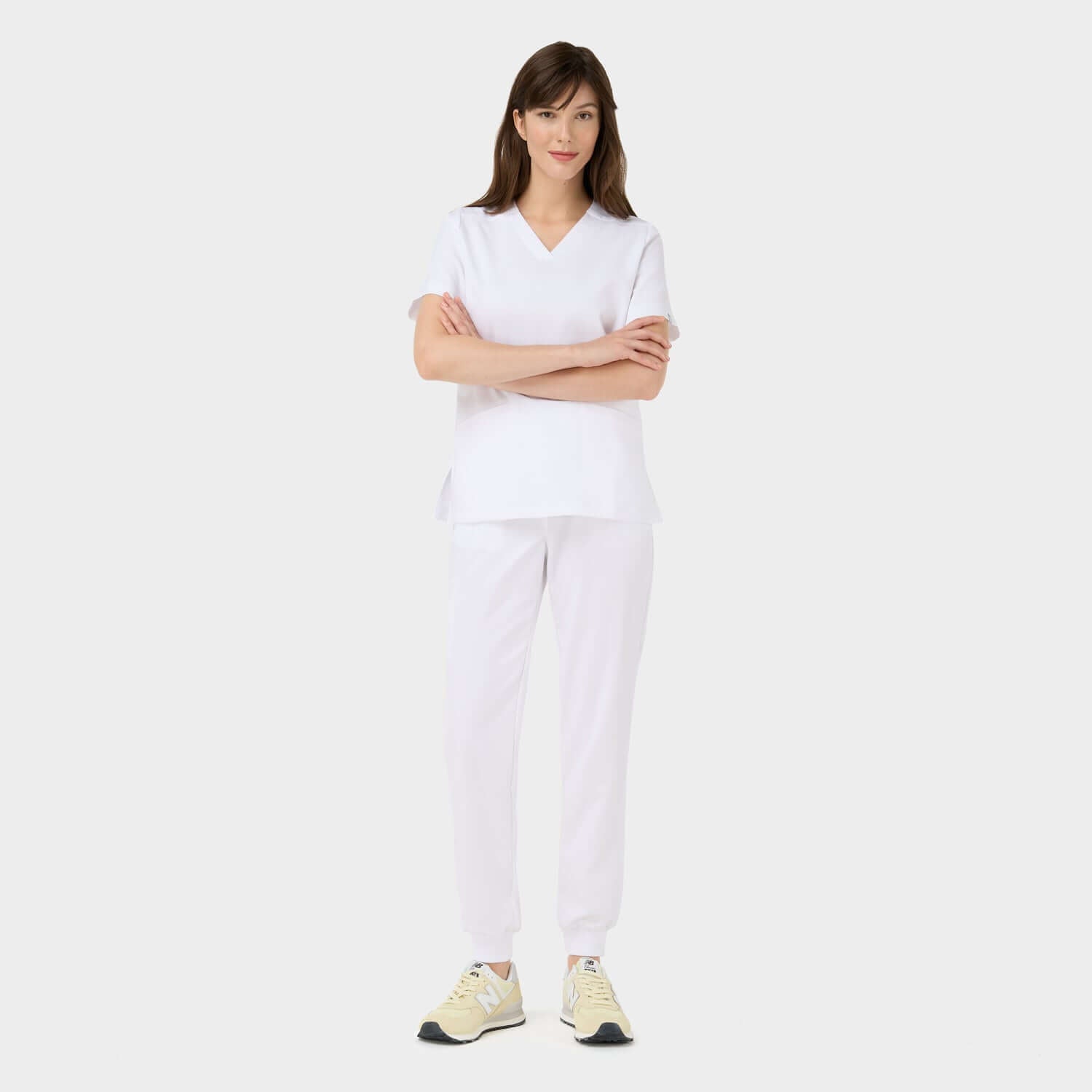 Zdravotní mikina EMILY scrubs - WHITE