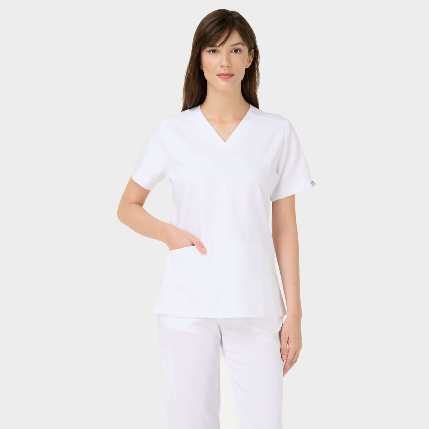 Zdravotní mikina EMILY scrubs - WHITE