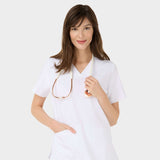 Női orvosi felső EMILY (scrubs) - WHITE