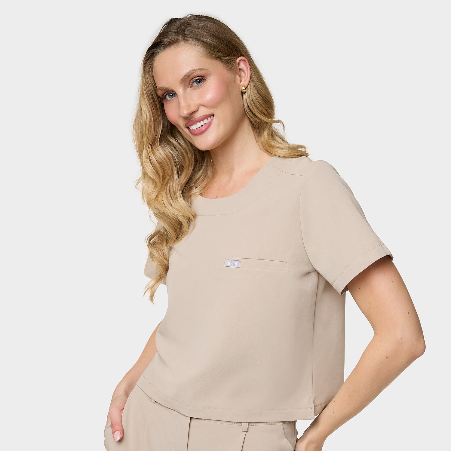 Dámská lékařská halenka GAJA - LATTE