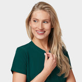 Megkötős orvosi tunika KATE - MOSS GREEN