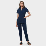 Megkötős orvosi tunika KATE - NAVY