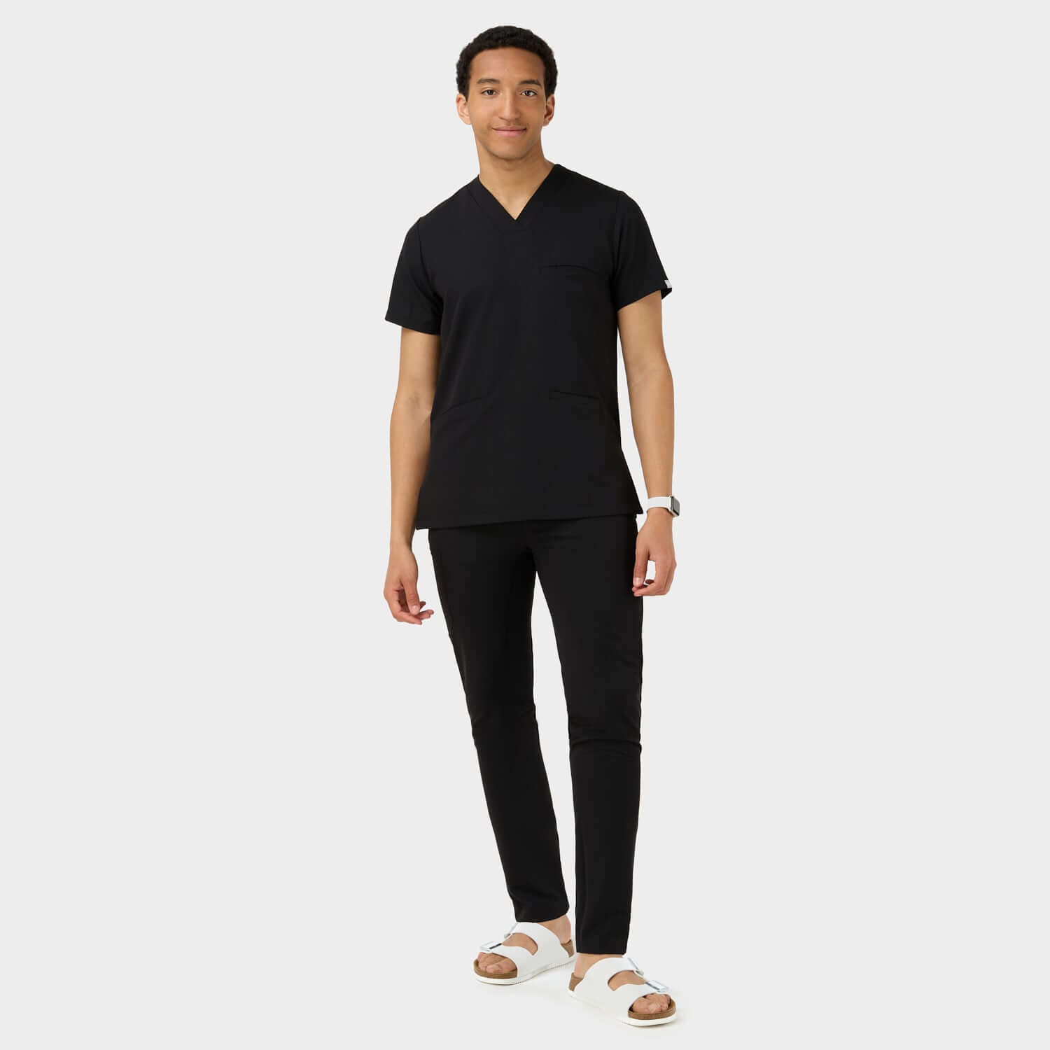 Bluza medyczna męska LOGAN - BLACK