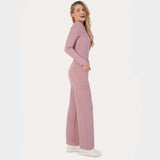Női bő szárú orvosi nadrág - BLOSSOM PINK