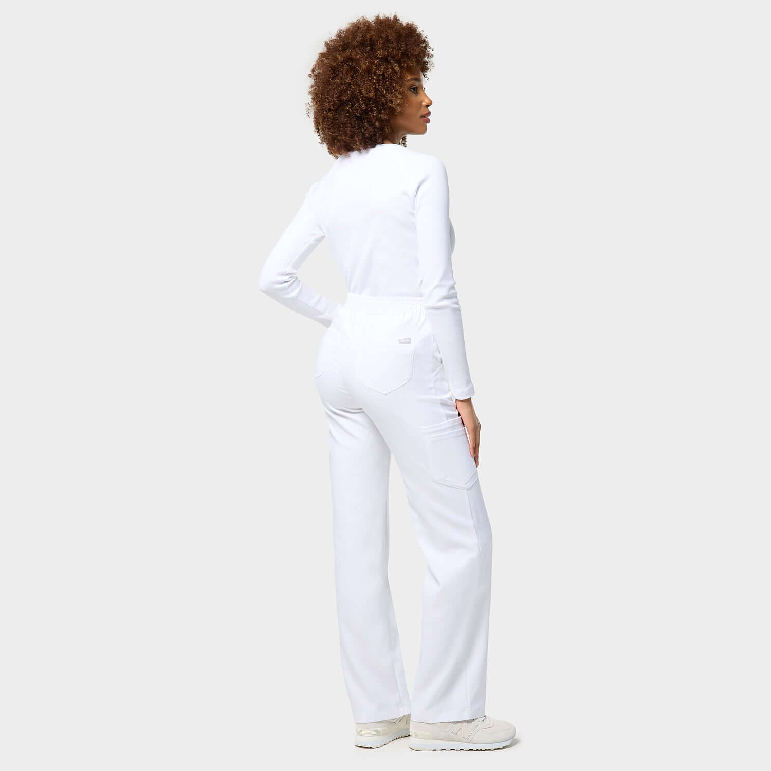 Női hosszú ujjú orvosi aláöltözet - WHITE