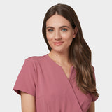 Zdravotnická halenka SOPHIA s vázáním - WILD ROSE