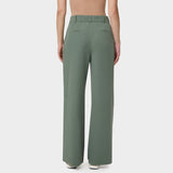 Spodnie medyczne damskie Aura Eucalyptus Green - wygodne i eleganckie do pracy - Vena Uniformy