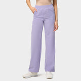 Női széles szárú orvosi nadrág - SOFT LILAC