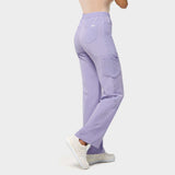 Női széles szárú orvosi nadrág - SOFT LILAC