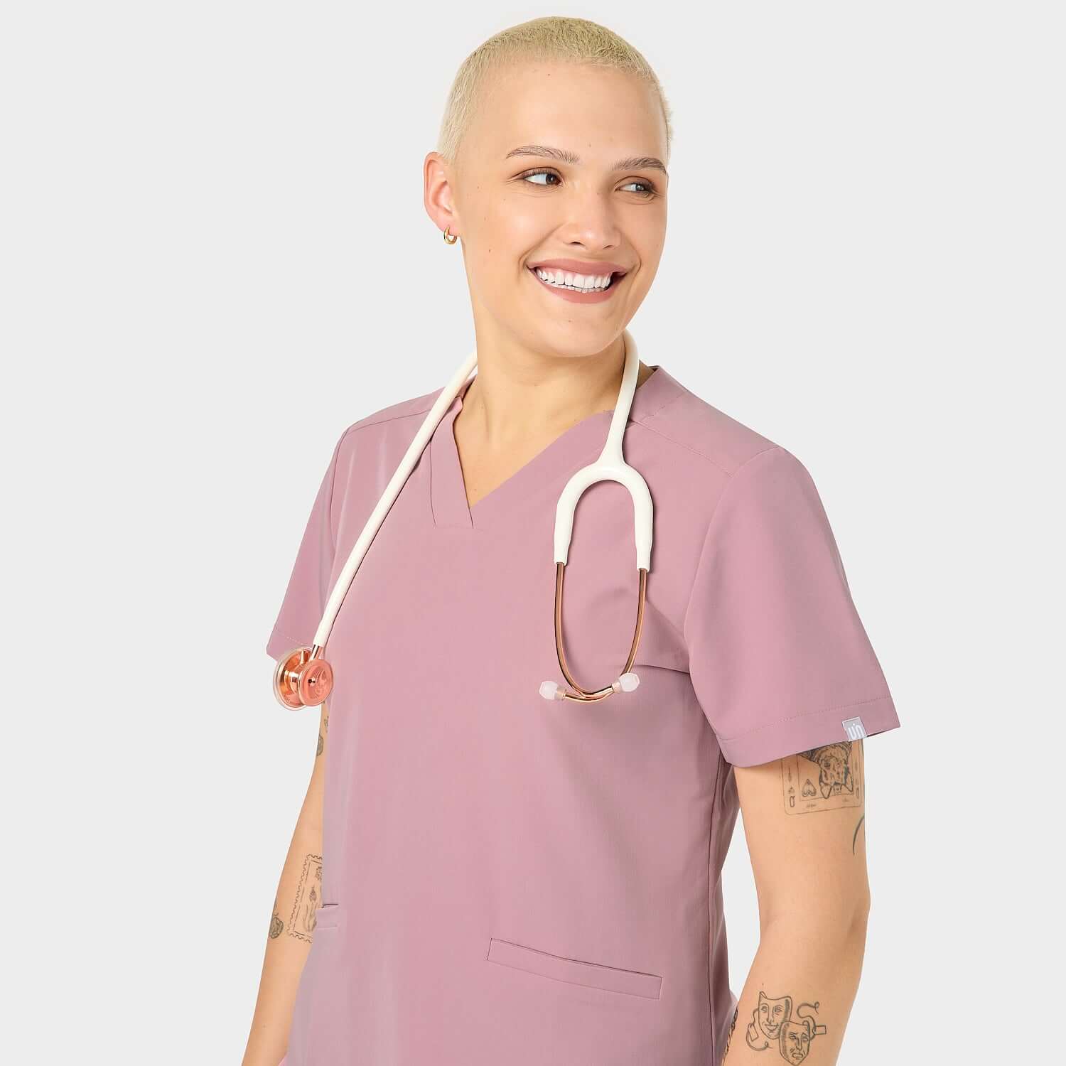 Zdravotnická halenka EMILY scrubs - BLOSSOM PINK