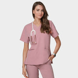 Női orvosi felső EMILY (scrubs) - BLOSSOM PINK